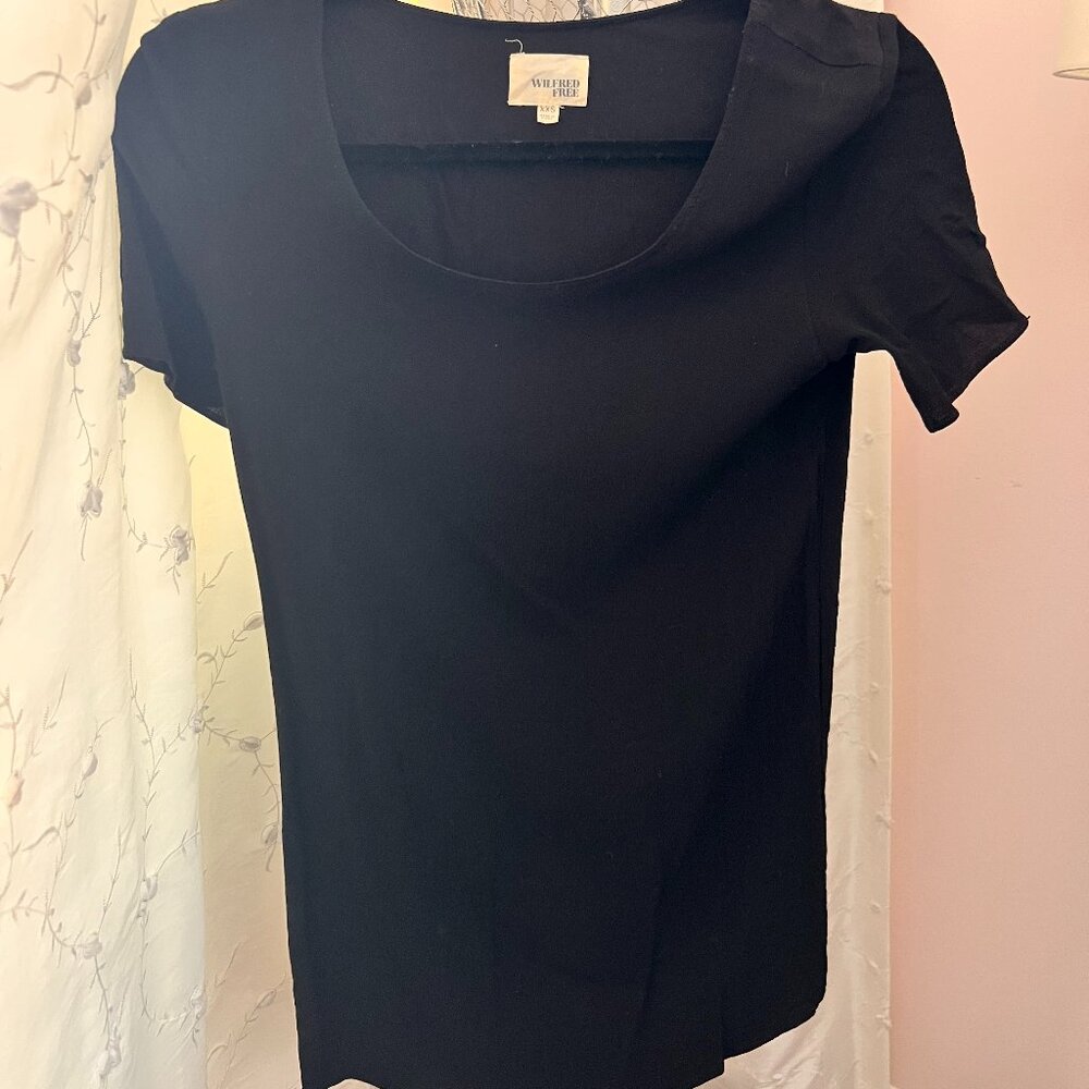 Wilfred Free Black Shift Party Dress